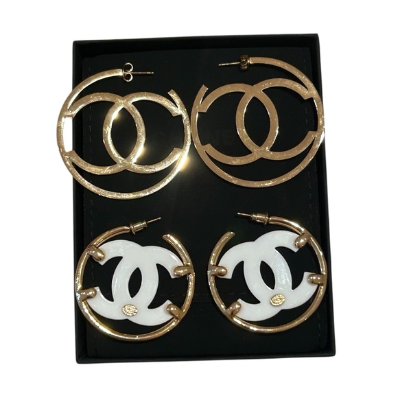 Chanel Hoop Earrings - Picture 3 of 3